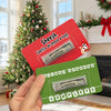 Personalized Christmas Design Money Holder Card - Custom Holiday Cash Gift Card LM32 669709