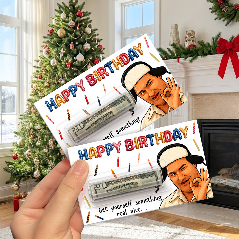 Funny Cousin Birthday Money Holder Card - Get Yourself Something Real Nice LM32 669991
