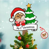 Custom Photo Cat's 1st Christmas Tree Topper Gift For Cat Lovers CH07 899204