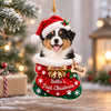 Personalized Pet First Christmas Acrylic Ornament, Holiday Keepsake for Pet Lovers LM32 670017
