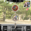 Custom Photo 1776-2026 Liberty Bell USA 250th Anniversary Car Hanging Ornament With Charm LM32 897811