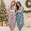 Personalized Face Photo Leopard Print Onesie Pajamas Funny Holiday Gift for Women HO82 903696