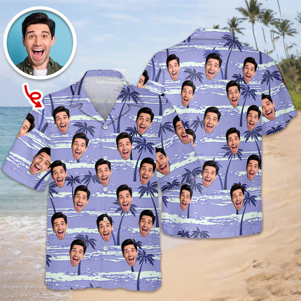 Custom Funny Face Aloha Hawaii Shirt Summer Vacation Outfit CH07 910396