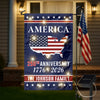 Personalized Family Name America 250th Anniversary LED Garden Flag LM32 895819
