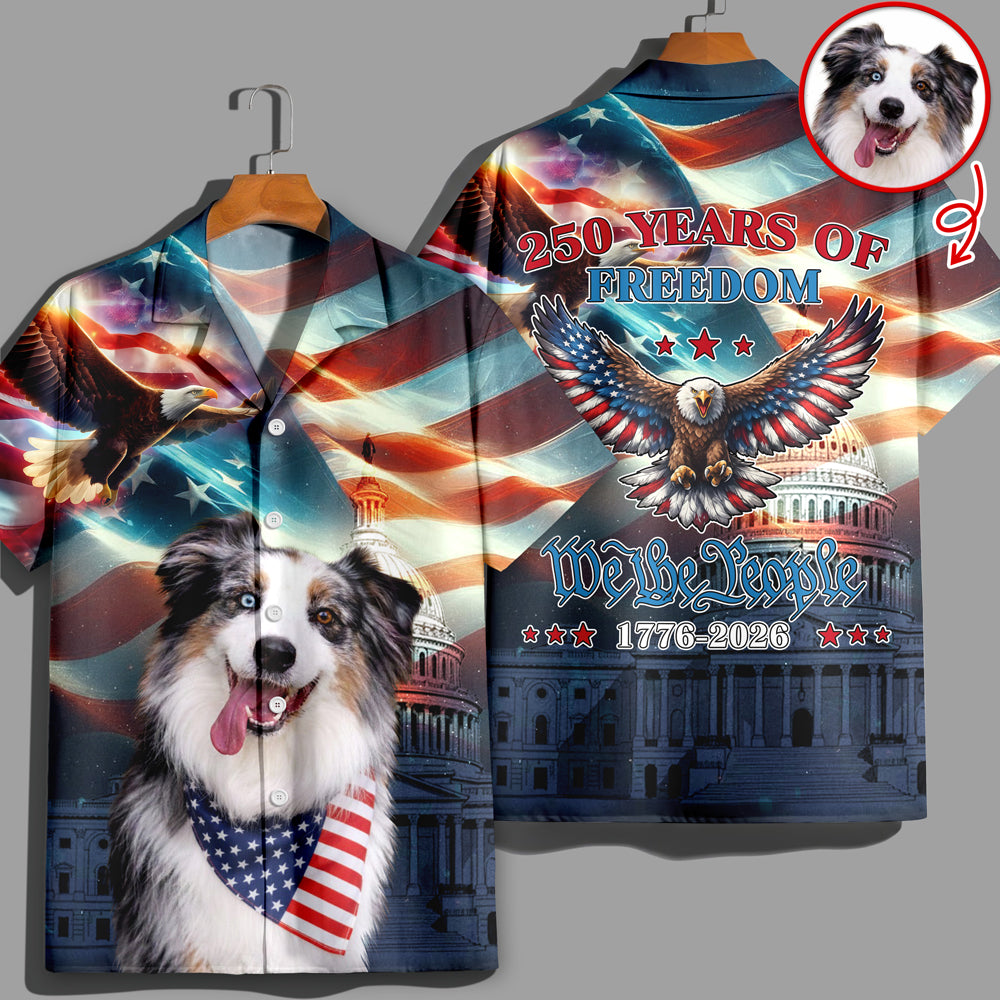 Custom Photo America 250 Years Of Freedom 1776 - 2026 Hawaii Shirt LM32 899067