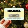 Custom Name Christmas Gift for Family & Friends Money Holder Ornament LM32 670381