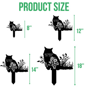 Custom Cat Breed For Cat Lover Memorial Garden Stake Personalized Gift TH10 891595