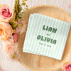 Personalized Wedding Cocktail Napkins, Custom Bridal Shower & Engagement Party Napkins, Reception Decor HO82 902240