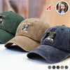 Custom Photo Look Who's A Senior Washed Denim Baseball Cap - Back To School Gift CH07 180318