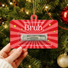 Personalized Santa Saw Your Wish List Money Holder Ornament Gift for Family & Friends LM32 670377
