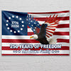 Personalized 250 Years of Freedom Flag | 1776–2026 Eagle Betsy Ross Grommet Banner House Flag HO82 900938