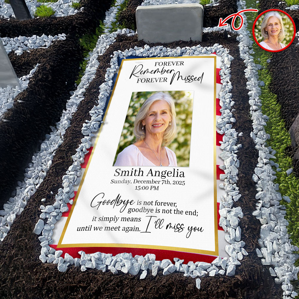 Personalized In Loving Memory Grave Blanket for Loss of Loved Ones in Heaven LM32 897513