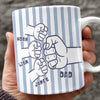 Personalized Fist Bump Mug Father's Day Gift From Kids TH10 169965