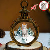 Custom Photo Christmas Candlelight Lantern Ornament For Cat Lovers HA75 897518