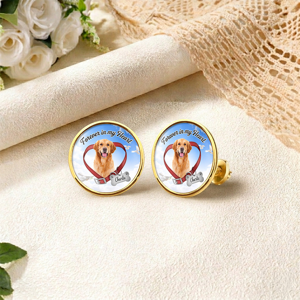 Custom Photo Forever In My Heart Memorial Lapel Pin LM32 899693