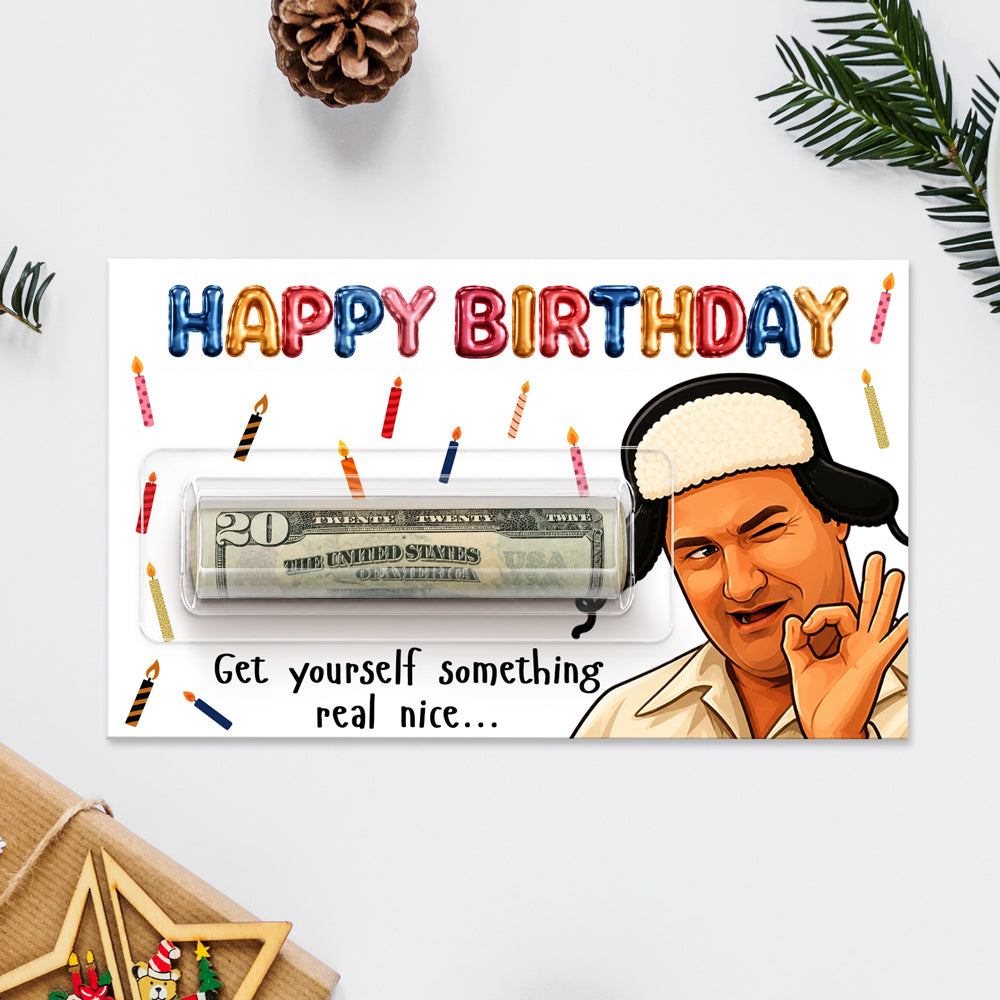 Funny Cousin Birthday Money Holder Card - Get Yourself Something Real Nice LM32 669991