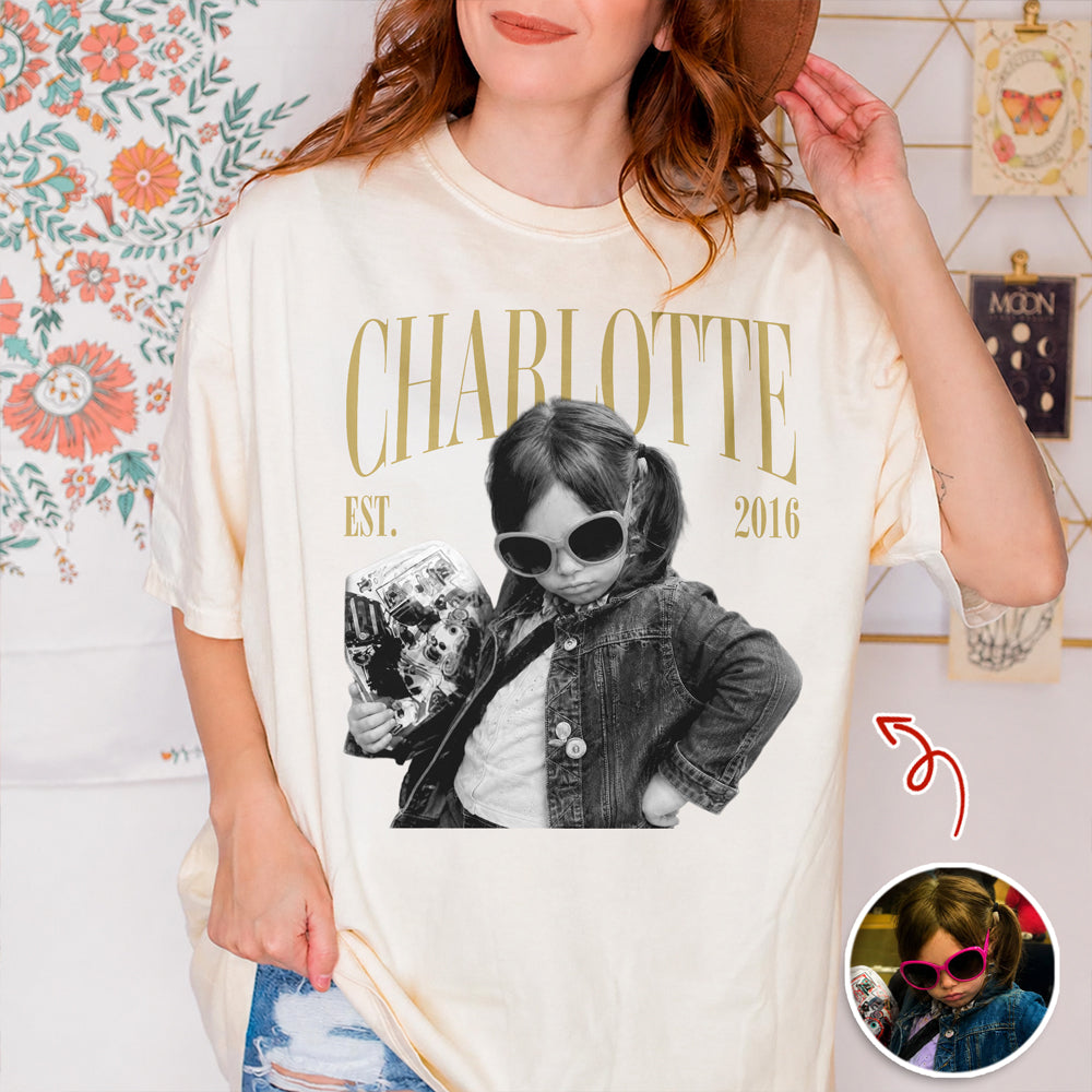 Personalized Vintage Photo Year Birthday Comfort Shirt Milestone Birthday Gift HO82 903268