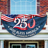 Custom Family Name 250th Anniversary God Bless America 1776-2026 HO82 902784