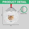 Custom Cat Face Life Would Be Boring Without Me Metal Top Glass Ornament HO82 894696