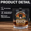 Personalized Professional Couch Tester Whiskey Glass Gift For Dog Lovers HO82 902444