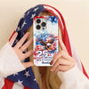 Custom Name American Pride Patriotic 250th Anniversary Eagle 1776–2026 Phone Case HO82 901204