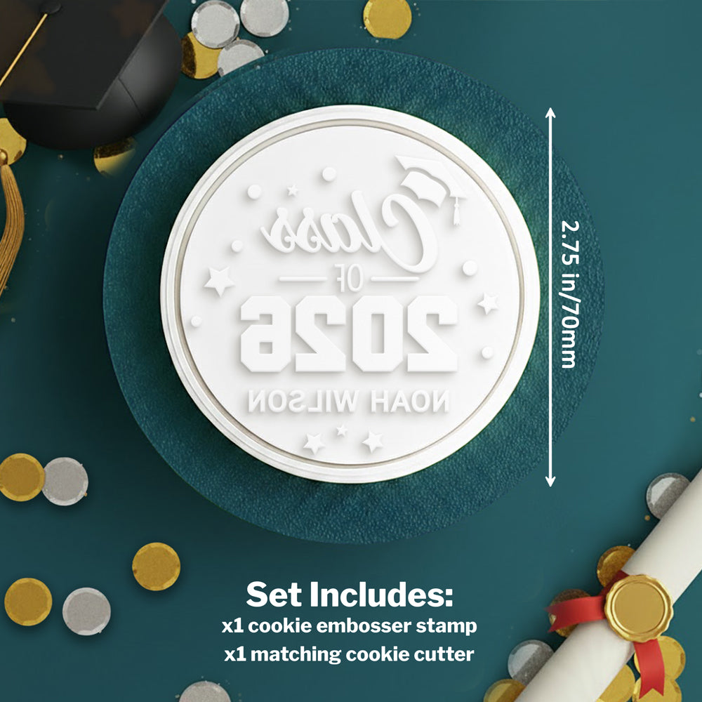 Custom Name Class of 2026 Cookie Stamp Graduation Party Gift CH07 910746