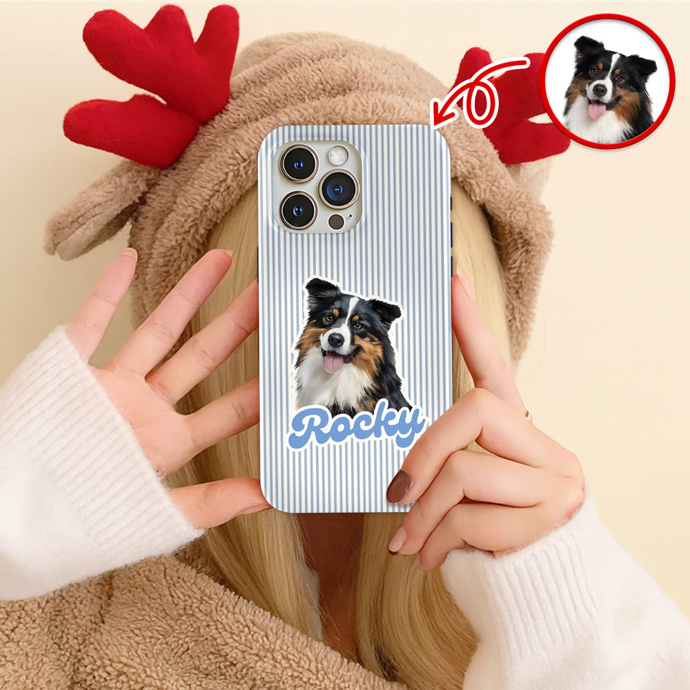 Custom Funny Dog Photo Phone Case Gift For Dog Lovers LM32 895415