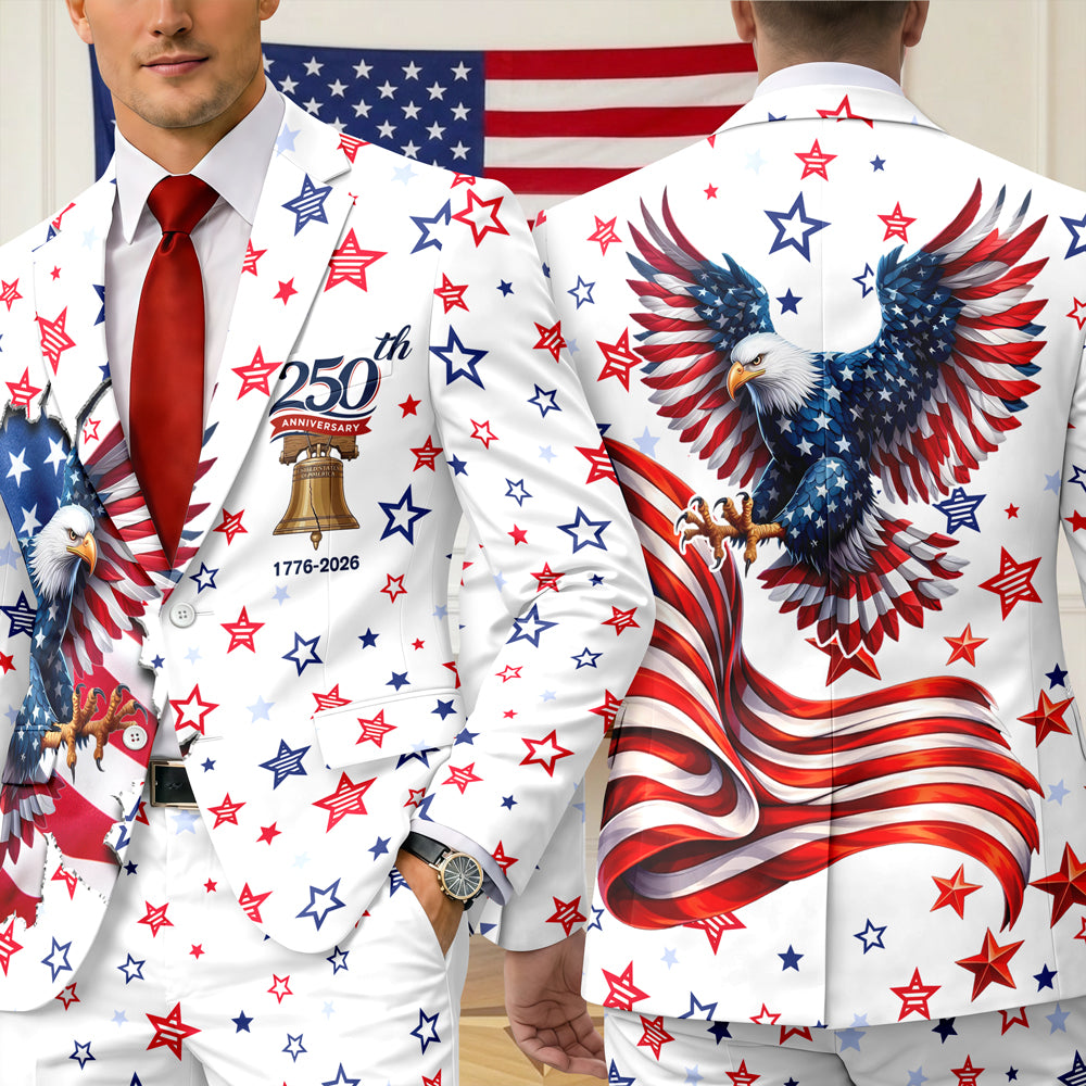 Personalized American 250th Anniversary 1776-2026 Men's Suits CH07 911154