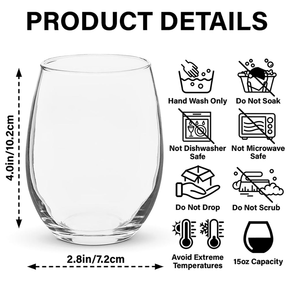 Custom Photo Look Who's Getting Married Wine Glass - Personalized Bachelorette Gift HO82 903200
