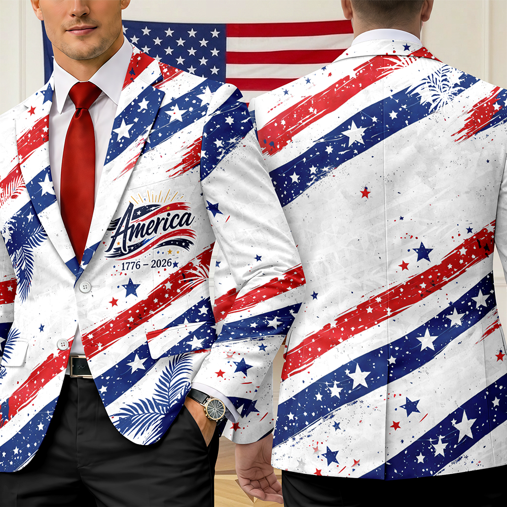 America 250 Years Semiquincentennial 1776-2026 Men's Suit CH07 911032