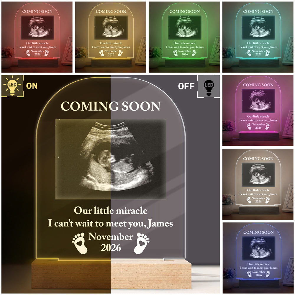 Custom Photo Baby’s Ultrasound LED Night Light TH10 171363