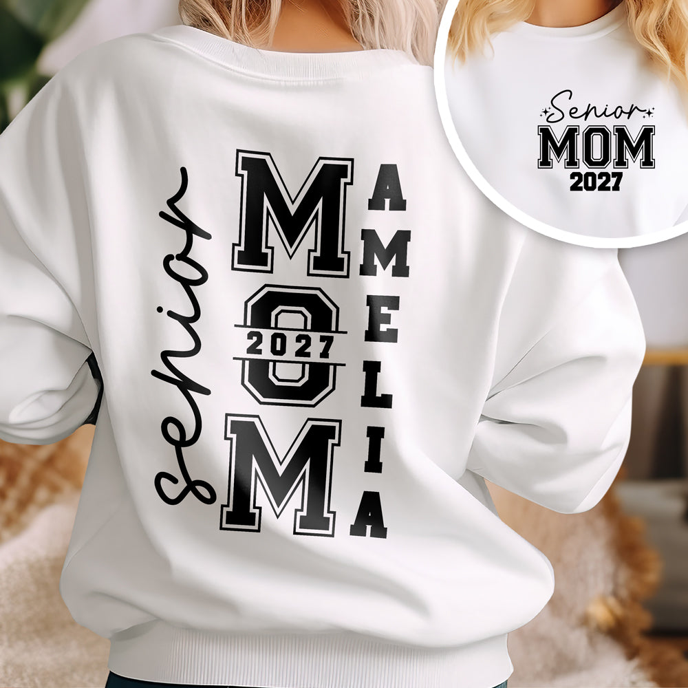 Custom Senior Mom Dad Graduation 2026 Back & Front Shirt HA75 920492