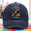 250 Years of Freedom 1776–2026 Eagle Patriotic Washed Denim Baseball Cap HO82 901272