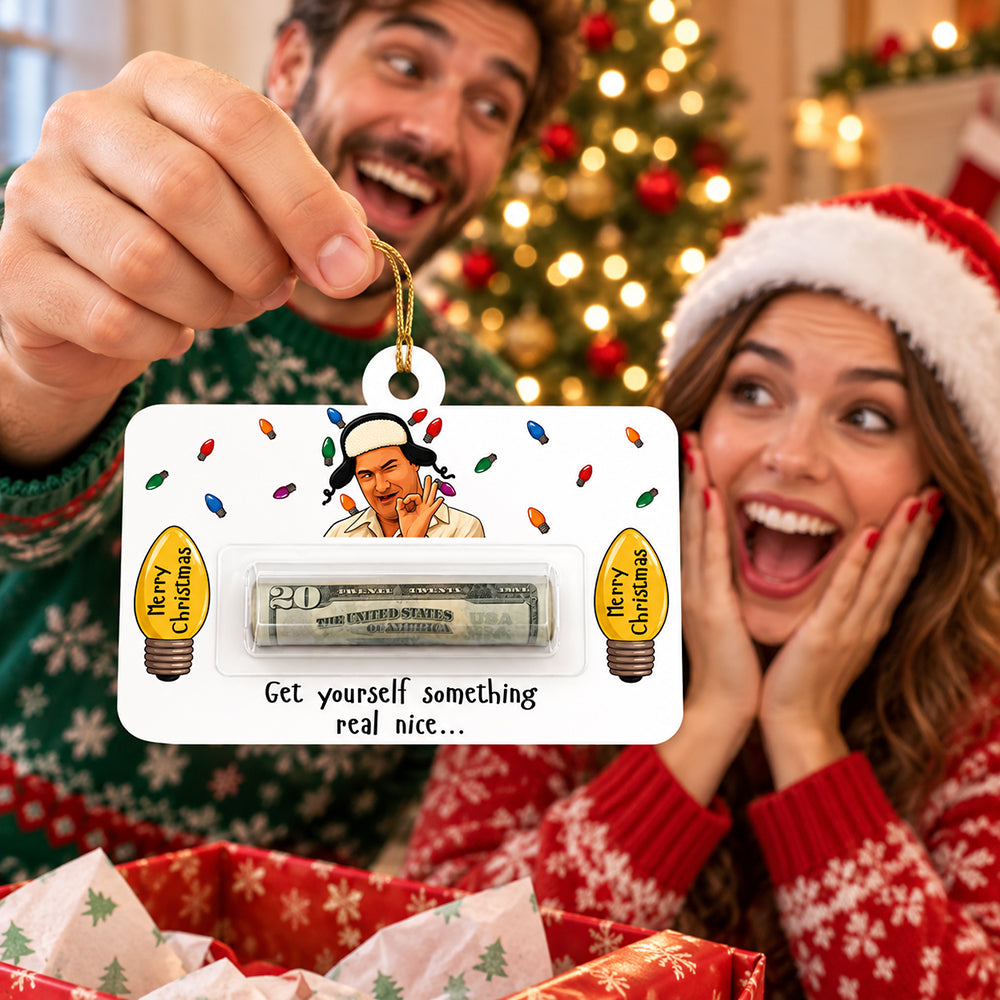 Funny Cousin Christmas Movie Money Holder Ornament, Holiday Decor Gift LM32 670379