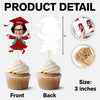Custom Funny Face Class of 2026 Graduation Decoration Cupcake Toppers LM32 893143