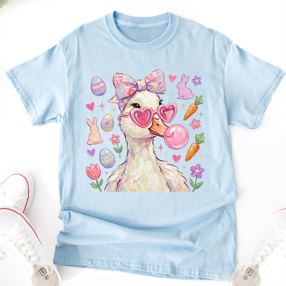Preppy Easter Goose T-Shirt Coquette Christian Duck Shirt For Her CH07 910980