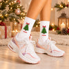 Personalized Name Christmas Tree Embroidered Socks HO82 904016