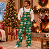 Custom Dog Face Funny Christmas Lights Overall Jumpsuit - Best Christmas Gift For Family HO82 903890