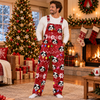 Custom Dog Face Funny Christmas Lights Overall Jumpsuit - Best Christmas Gift For Family HO82 903890
