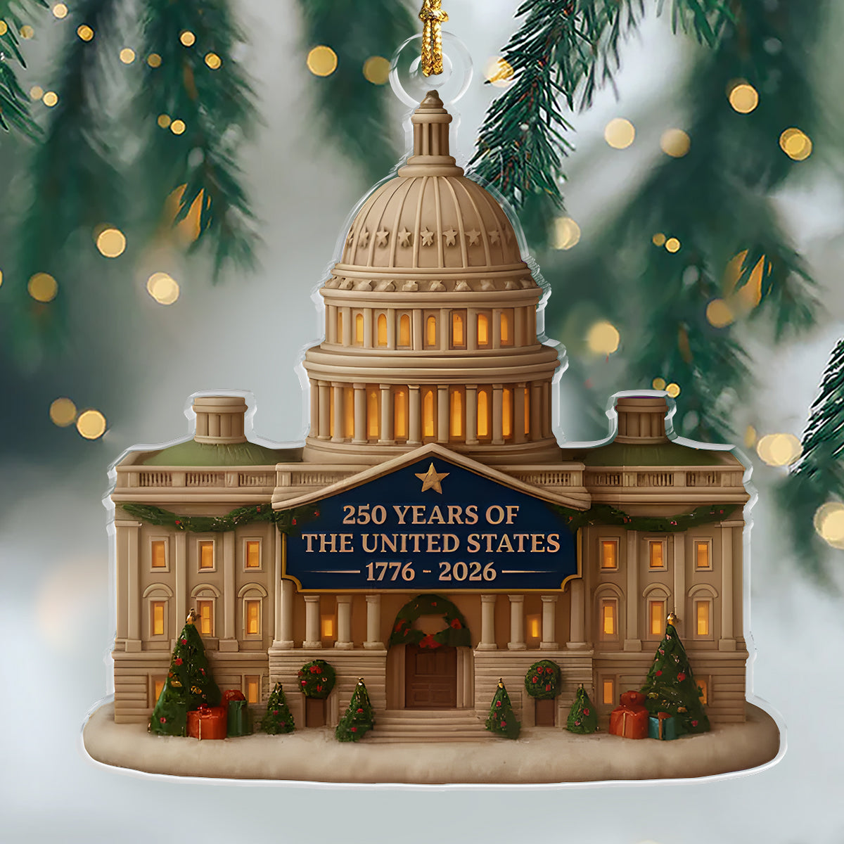 250 Years Of The US Acrylic Ornament TH10 894945
