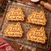Personalized Merry Christmas Cookie Cutter and Stamp, Personalized Holiday Baking Gift CH07 181038