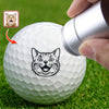 Custom Cat Photo Golf Ball Stamp Box, Golf Club Gift, Golf Lovers Gift TH10 896935