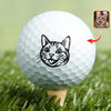 Custom Cat Photo Golf Ball Stamp Box, Golf Club Gift, Golf Lovers Gift TH10 896935