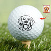 Custom Dog Photo Golf Ball Stamp Box, Golf Club Gift, Golf Lovers Gift TH10 896919