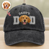 Custom Photo Dog Cat Dad Embroidered Baseball Cap - Personalized Father’s Day Gift CH07 911488