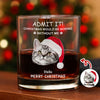 Custom Photo Christmas Would Be Boring Without Me Christmas Whiskey Glass TH10 894273