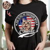 Custom Photo 250 Years Of Freedom With Dog Cat Dark Shirt HO82 894656