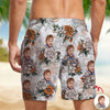 Custom Photo Floral Aloha Pattern Beach Shorts HO82 902384
