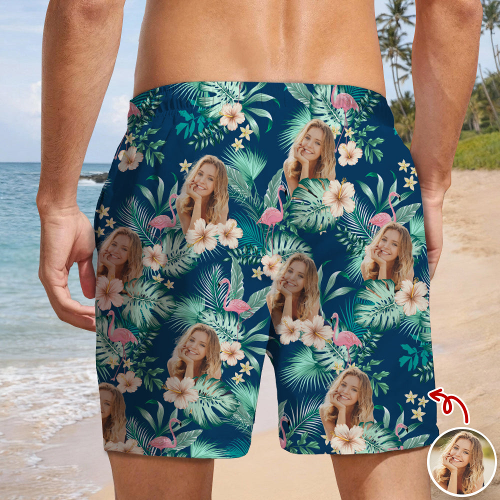 Custom Human Photo Tropical Vacation Aloha Beach Short HO82 902460