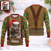 Custom Cat Photo Frozen Christmas Ugly Sweater For Cat Lovers CH07 899956